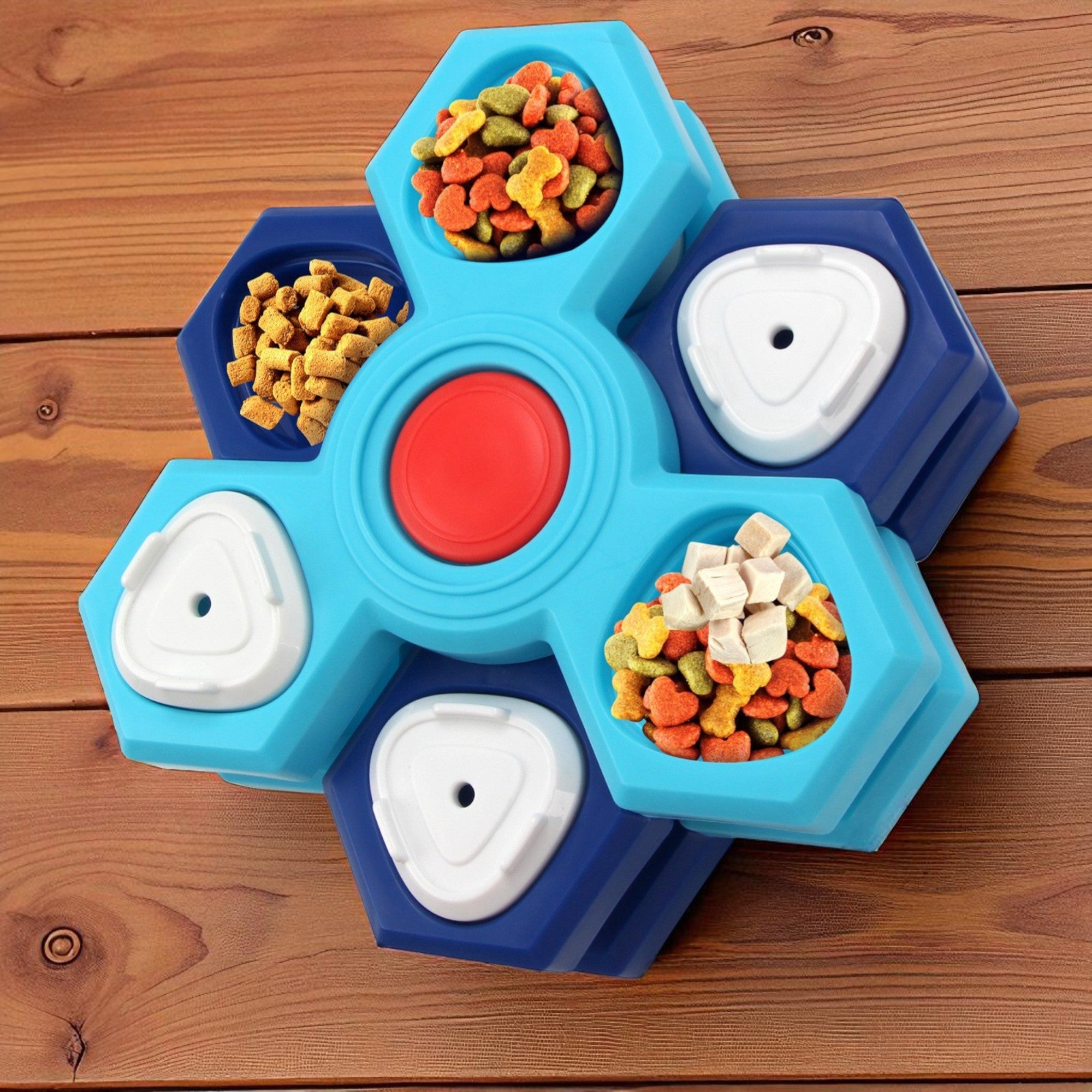 Interactive Dog Bowl That Turns Eating Into Play