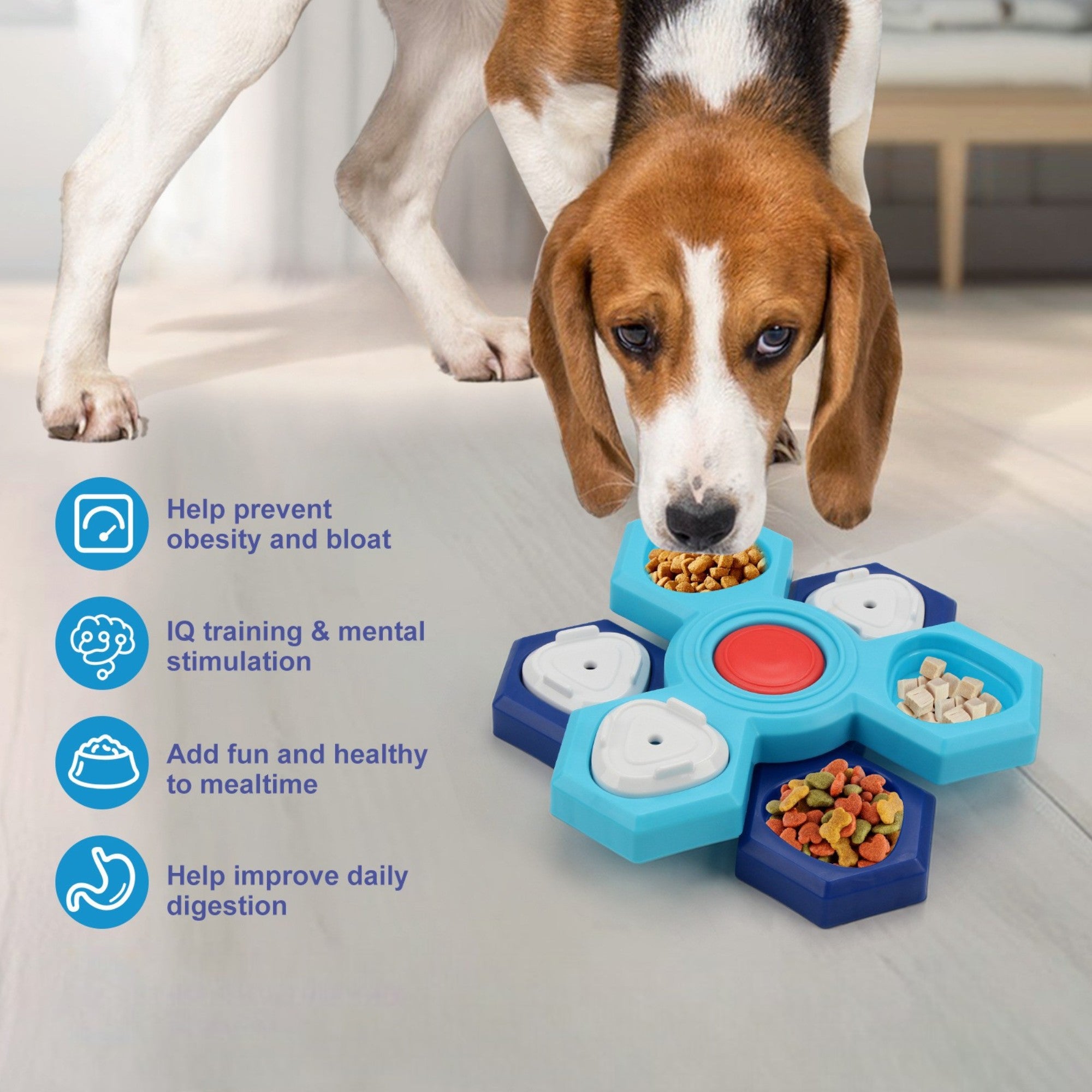 Interactive Dog Bowl That Turns Eating Into Play