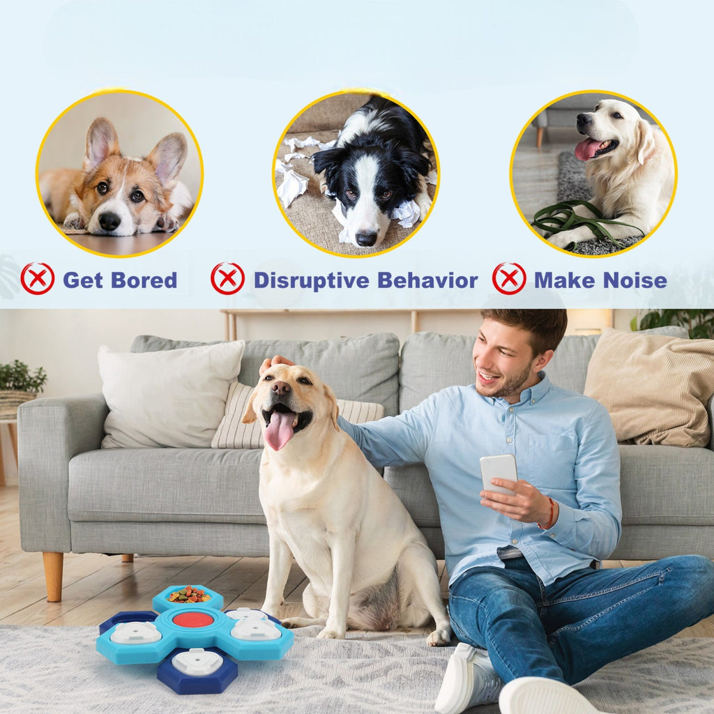 Interactive Dog Bowl That Turns Eating Into Play
